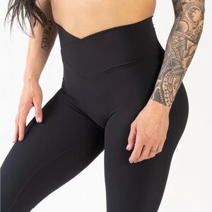 Sleek High-Waisted Black Leggings
